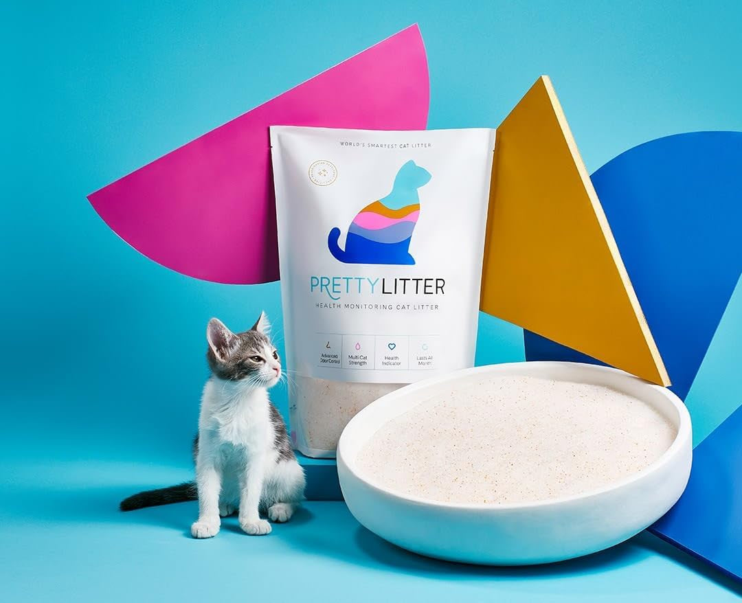 Health Monitoring Cat Pet Litter (6 Lbs), Unscented, Silica Gel, House-Cats, Litter