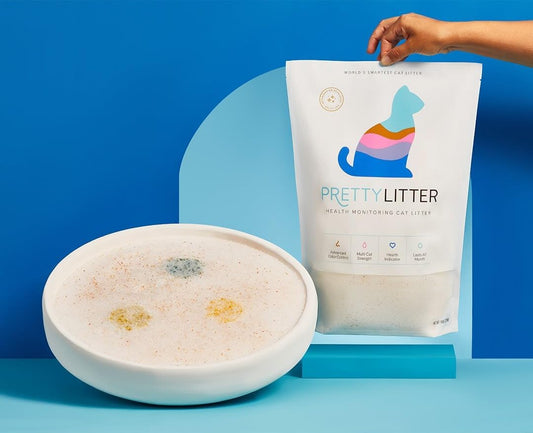 Health Monitoring Cat Pet Litter (6 Lbs), Unscented, Silica Gel, House-Cats, Litter