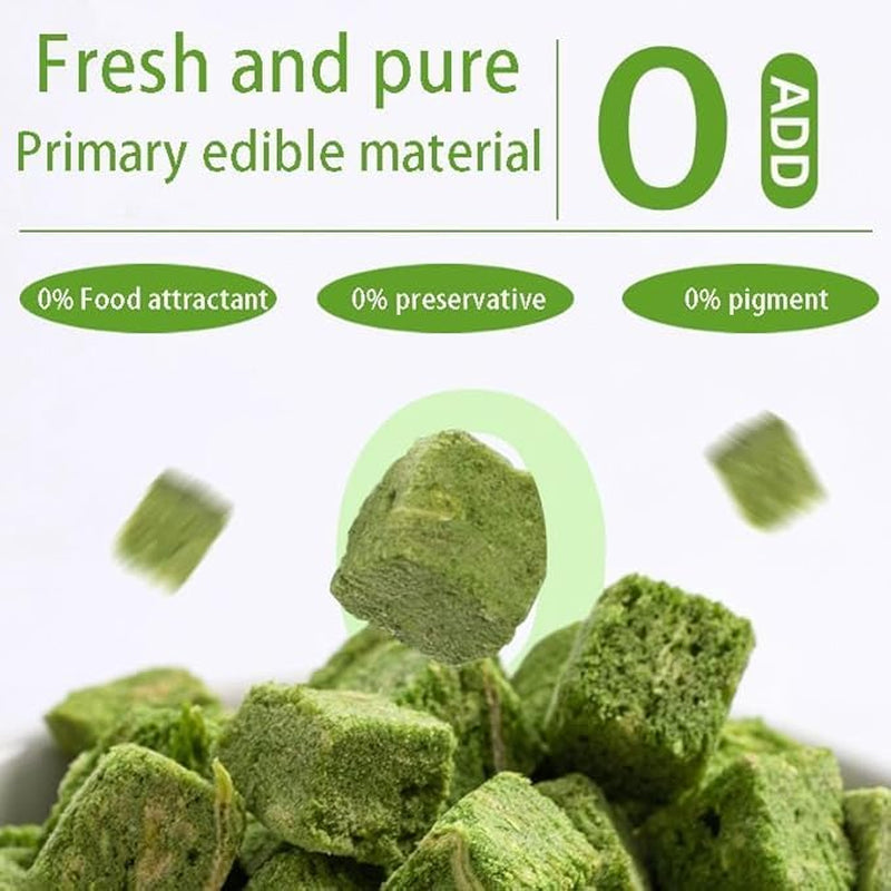 110G Cat Grass Treats for Cat, Cat Grass Cube, Natural Dried Cat Grass Teething Stick Snacks for Cats, Edible Cat Chew Toys for Teeth Cleaning and Hairball Removal