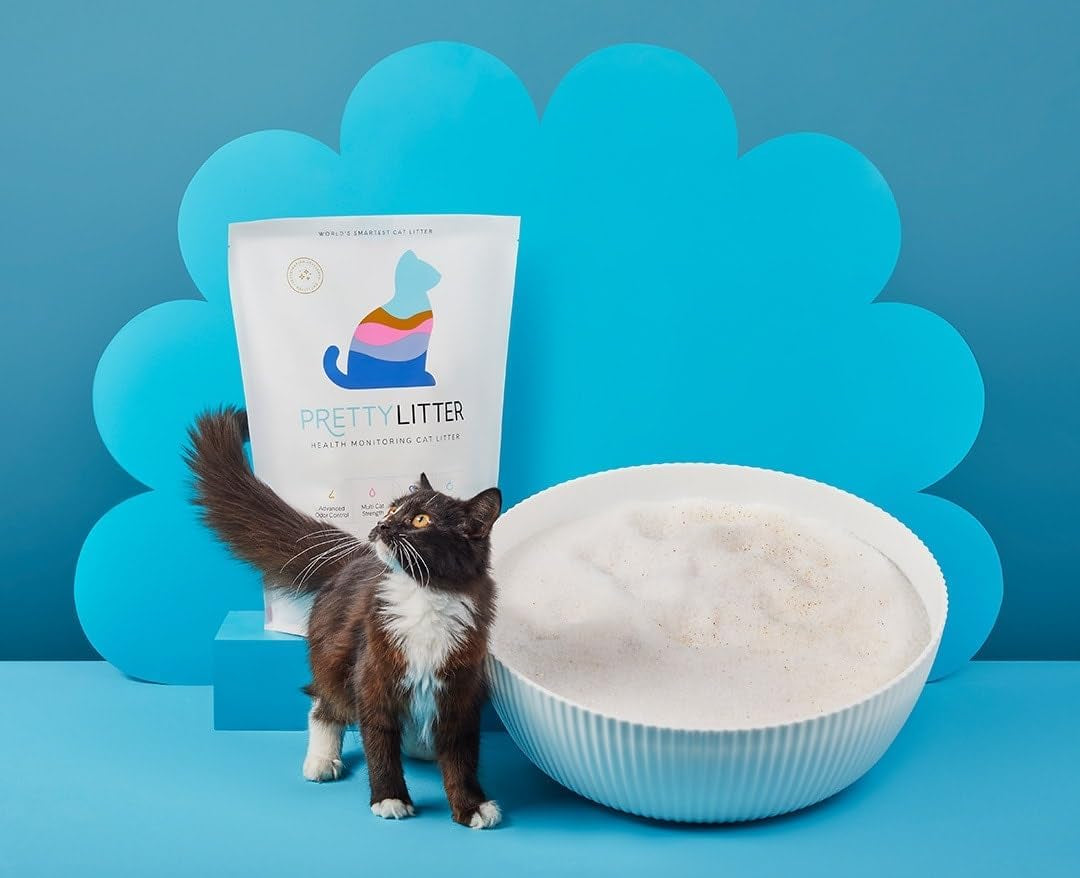 Health Monitoring Cat Pet Litter (6 Lbs), Unscented, Silica Gel, House-Cats, Litter