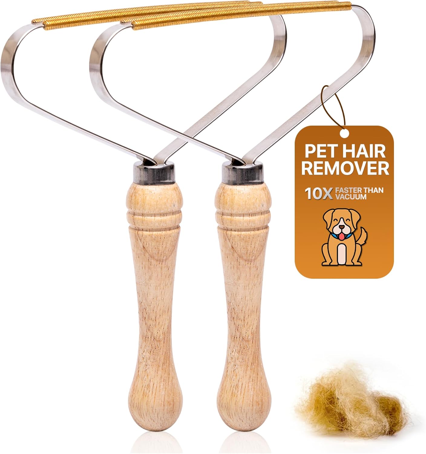 Pet Hair Remover, Pro Special Multi Fabric Edge and Carpet Fur Rake Scraper, Deep Clean Dog Hair Remover, Lint Cat Hair Removal Tool Shaver for Couch, Pet Towers and Rugs