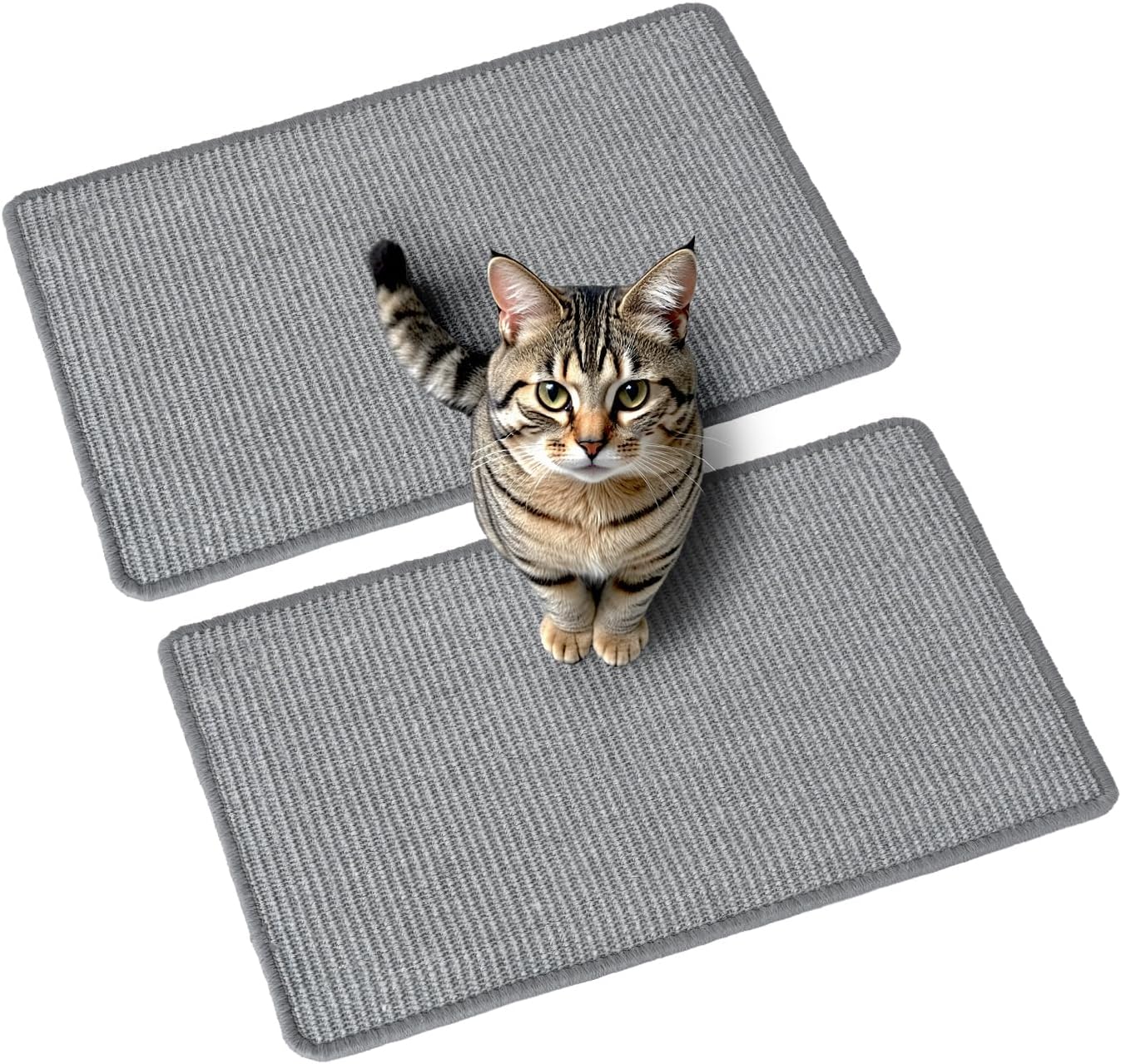 Cat Scratcher Mat, Floor Cat Scratching Mat, Natural Cat Scratch Pad, Pets Scratch Carpet, round Cattail Grass Cat Scratcher Mat, Indoor Cat Scratching Mats, 23.6×23.6 Inch