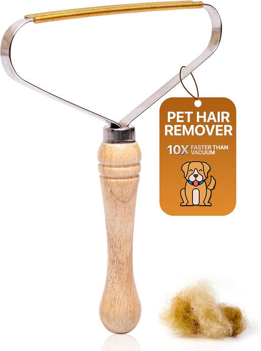 Pet Hair Remover, Pro Special Multi Fabric Edge and Carpet Fur Rake Scraper, Deep Clean Dog Hair Remover, Lint Cat Hair Removal Tool Shaver for Couch, Pet Towers and Rugs